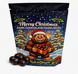 Dark Chocolate Hazelnuts Big Foot Stocking stuffer